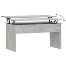 vidaXL betonszürke szerelt fa dohányzóasztal 102 x 50,5 x 52,5 cm