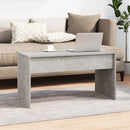vidaXL betonszürke szerelt fa dohányzóasztal 102 x 50,5 x 52,5 cm