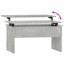 vidaXL betonszürke szerelt fa dohányzóasztal 80 x 50,5 x 41,5 cm
