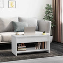 vidaXL fehér szerelt fa dohányzóasztal 102x50x52,5 cm