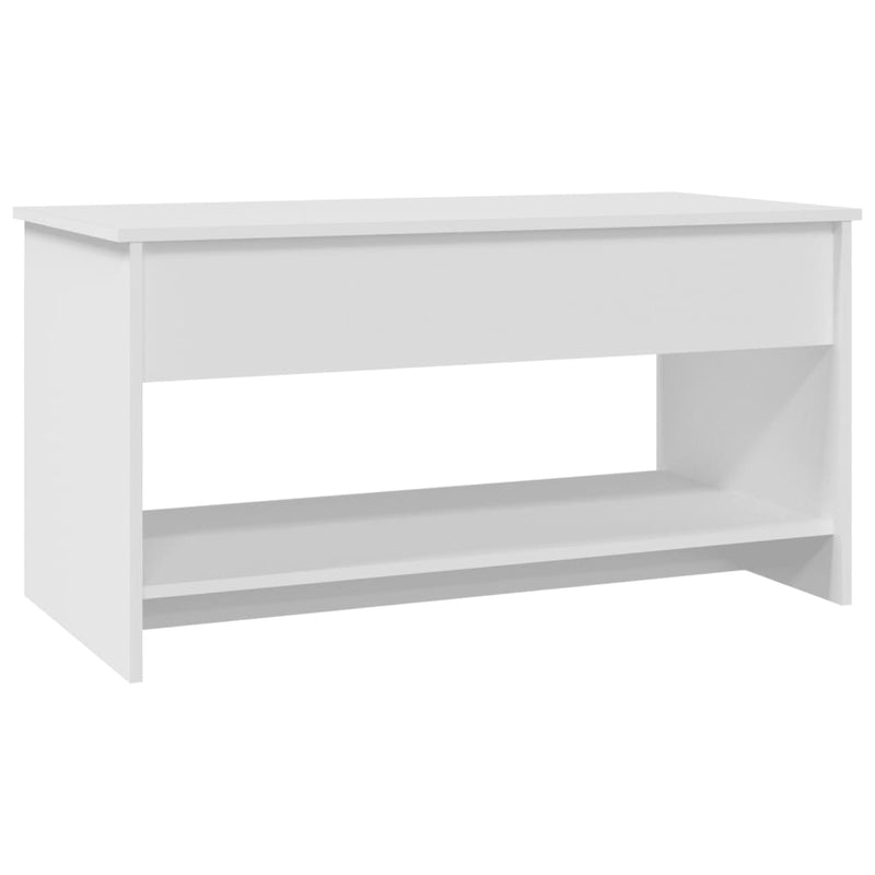 vidaXL fehér szerelt fa dohányzóasztal 102x50x52,5 cm