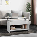 vidaXL fehér szerelt fa dohányzóasztal 102x50x52,5 cm