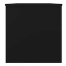 vidaXL fekete szerelt fa dohányzóasztal 102x50x52,5 cm