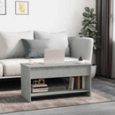vidaXL betonszürke szerelt fa dohányzóasztal 102x50x52,5 cm