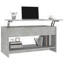 vidaXL betonszürke szerelt fa dohányzóasztal 102x50x52,5 cm