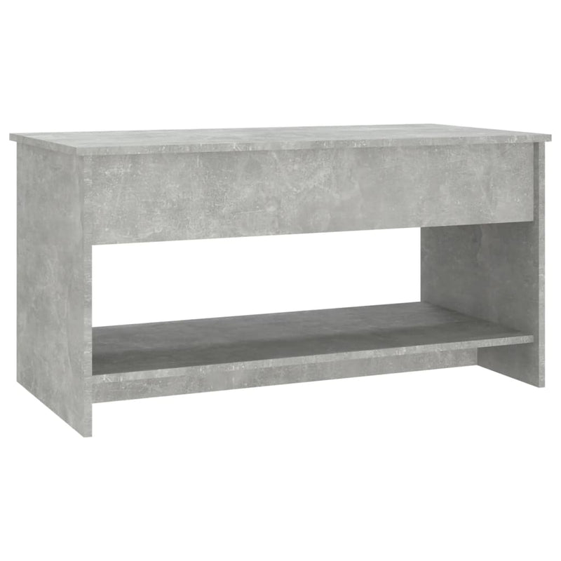 vidaXL betonszürke szerelt fa dohányzóasztal 102x50x52,5 cm
