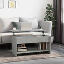 vidaXL betonszürke szerelt fa dohányzóasztal 102x50x52,5 cm