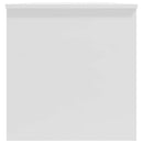 vidaXL magasfényű fehér szerelt fa dohányzóasztal 102x50x52,5 cm