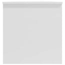 vidaXL magasfényű fehér szerelt fa dohányzóasztal 102x50x52,5 cm