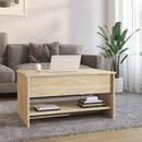 vidaXL sonoma tölgy színű szerelt fa dohányzóasztal 80 x 50 x 40 cm