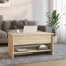 vidaXL sonoma tölgy színű szerelt fa dohányzóasztal 80 x 50 x 40 cm