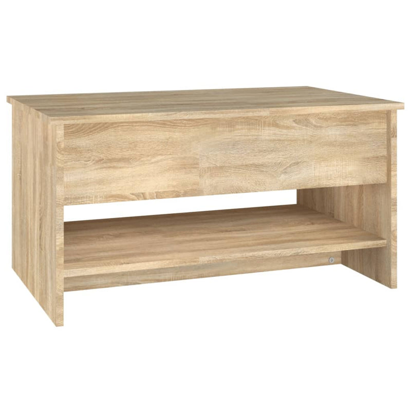 vidaXL sonoma tölgy színű szerelt fa dohányzóasztal 80 x 50 x 40 cm