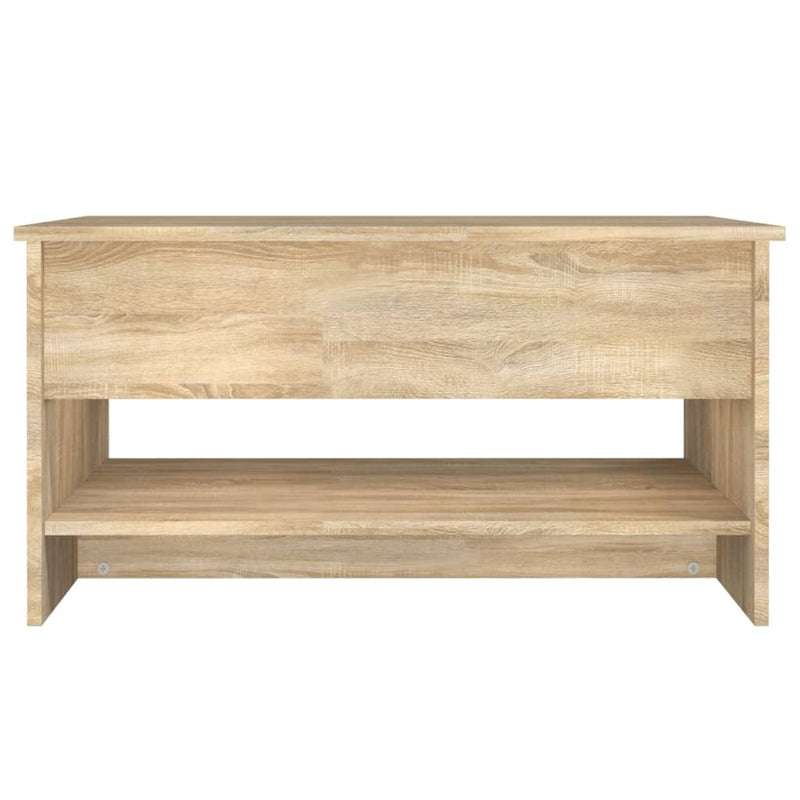 vidaXL sonoma tölgy színű szerelt fa dohányzóasztal 80 x 50 x 40 cm