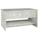 vidaXL betonszürke szerelt fa dohányzóasztal 80x50x40 cm