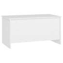 vidaXL fehér szerelt fa dohányzóasztal 102 x 55,5 x 52,5 cm