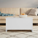 vidaXL fehér szerelt fa dohányzóasztal 102 x 55,5 x 52,5 cm