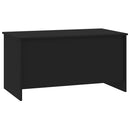 vidaXL fekete szerelt fa dohányzóasztal 102 x 55,5 x 52,5 cm