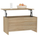 vidaXL sonoma tölgy színű szerelt fa dohányzóasztal 102x55,5x52,5 cm