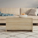 vidaXL sonoma tölgy színű szerelt fa dohányzóasztal 102x55,5x52,5 cm