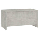 vidaXL betonszürke szerelt fa dohányzóasztal 102 x 55,5 x 52,5 cm