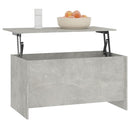 vidaXL betonszürke szerelt fa dohányzóasztal 102 x 55,5 x 52,5 cm