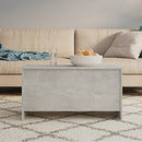 vidaXL betonszürke szerelt fa dohányzóasztal 102 x 55,5 x 52,5 cm