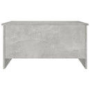 vidaXL betonszürke szerelt fa dohányzóasztal 80 x 55,5 x 41,5 cm
