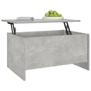 vidaXL betonszürke szerelt fa dohányzóasztal 80 x 55,5 x 41,5 cm