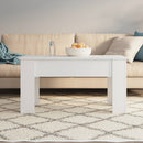 vidaXL fehér szerelt fa dohányzóasztal 101 x 49 x 52 cm