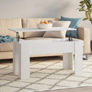 vidaXL fehér szerelt fa dohányzóasztal 101 x 49 x 52 cm