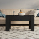 vidaXL fekete szerelt fa dohányzóasztal 101 x 49 x 52 cm