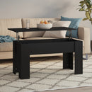 vidaXL fekete szerelt fa dohányzóasztal 101 x 49 x 52 cm