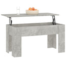 vidaXL betonszürke szerelt fa dohányzóasztal 101 x 49 x 52 cm