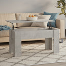 vidaXL betonszürke szerelt fa dohányzóasztal 101 x 49 x 52 cm