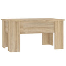 vidaXL sonoma tölgy színű szerelt fa dohányzóasztal 79x49x41 cm