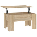 vidaXL sonoma tölgy színű szerelt fa dohányzóasztal 79x49x41 cm