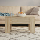 vidaXL sonoma tölgy színű szerelt fa dohányzóasztal 79x49x41 cm
