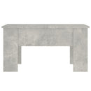 vidaXL betonszürke szerelt fa dohányzóasztal 79x49x41 cm