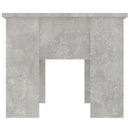 vidaXL betonszürke szerelt fa dohányzóasztal 79x49x41 cm