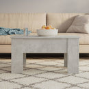 vidaXL betonszürke szerelt fa dohányzóasztal 79x49x41 cm
