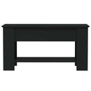 vidaXL fekete szerelt fa dohányzóasztal 101 x 49 x 52 cm
