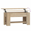 vidaXL sonoma tölgy színű szerelt fa dohányzóasztal 101 x 49 x 52 cm