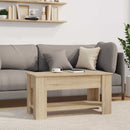 vidaXL sonoma tölgy színű szerelt fa dohányzóasztal 101 x 49 x 52 cm