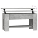 vidaXL betonszürke szerelt fa dohányzóasztal 101 x 49 x 52 cm