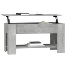 vidaXL betonszürke szerelt fa dohányzóasztal 101 x 49 x 52 cm
