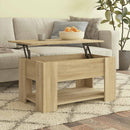 vidaXL sonoma tölgy színű szerelt fa dohányzóasztal 79x49x41 cm