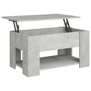 vidaXL betonszürke szerelt fa dohányzóasztal 79x49x41 cm
