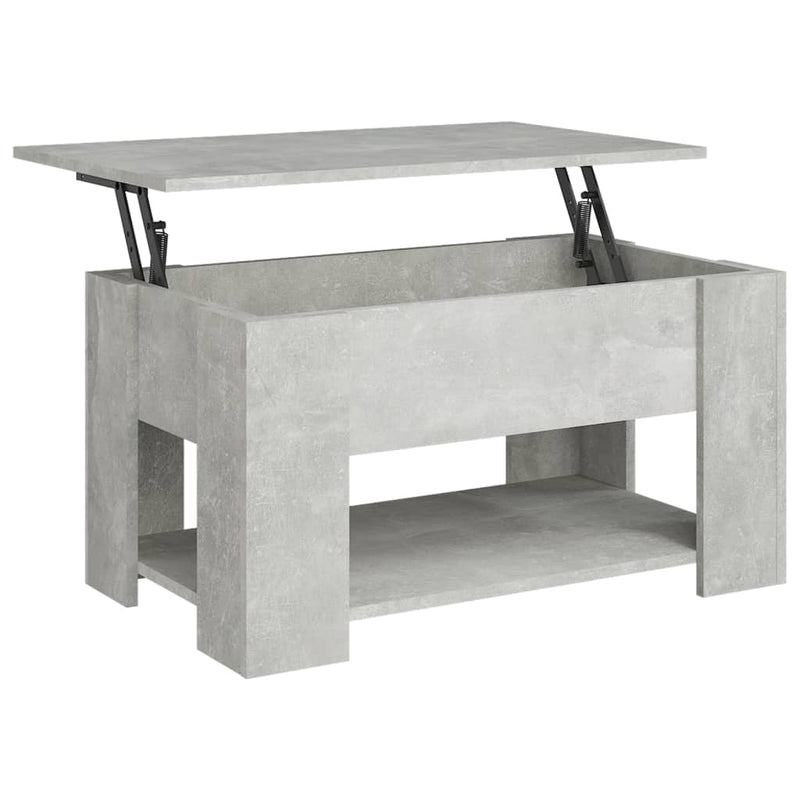 vidaXL betonszürke szerelt fa dohányzóasztal 79x49x41 cm