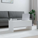vidaXL fehér szerelt fa dohányzóasztal 102 x 50,5 x 46,5 cm