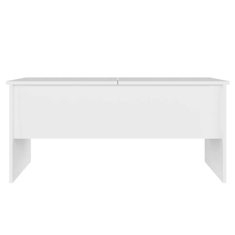 vidaXL fehér szerelt fa dohányzóasztal 102 x 50,5 x 46,5 cm